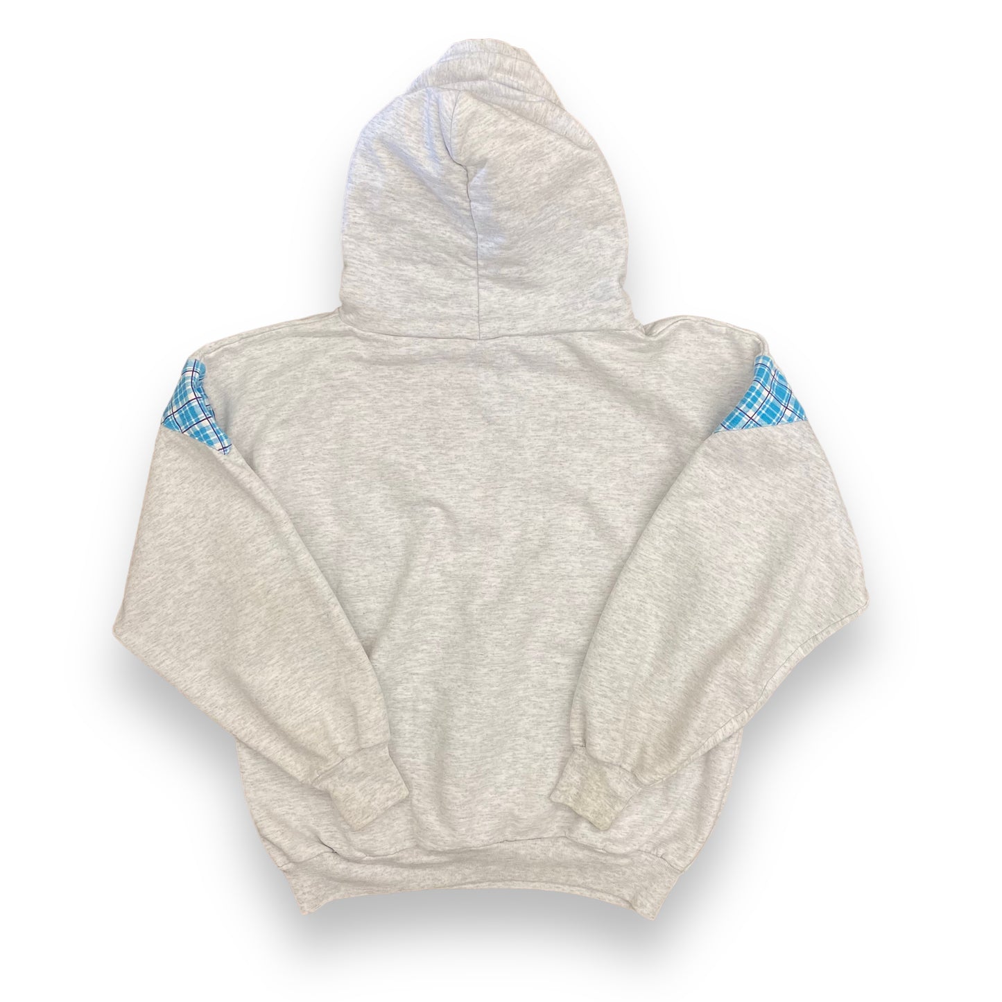 1990s Charlotte Hornets Embroidered Plaid Hoodie - Size Large
