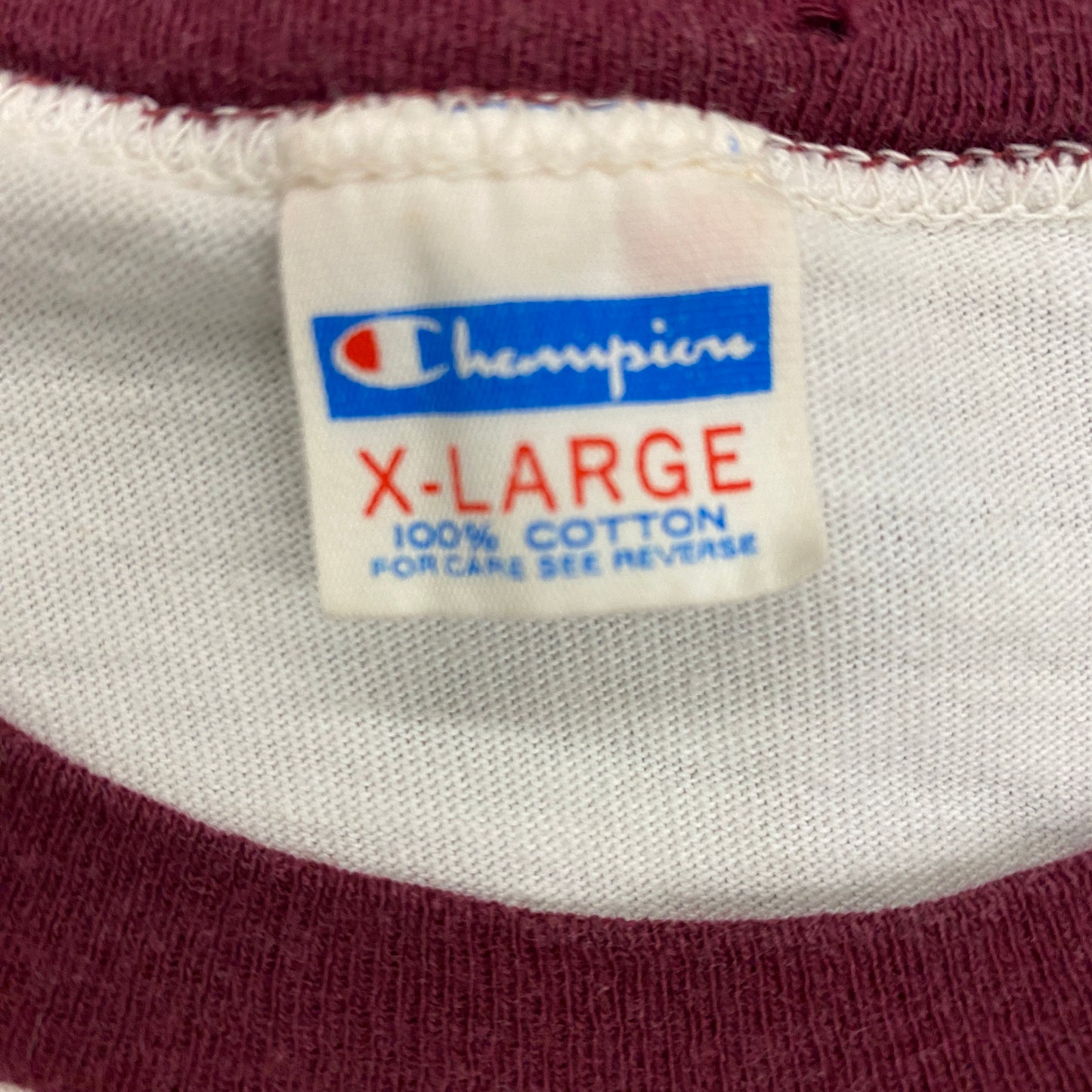 Vintage 1970s Snoopy x Colgate University Thrashed Ringer Tee - Size XL