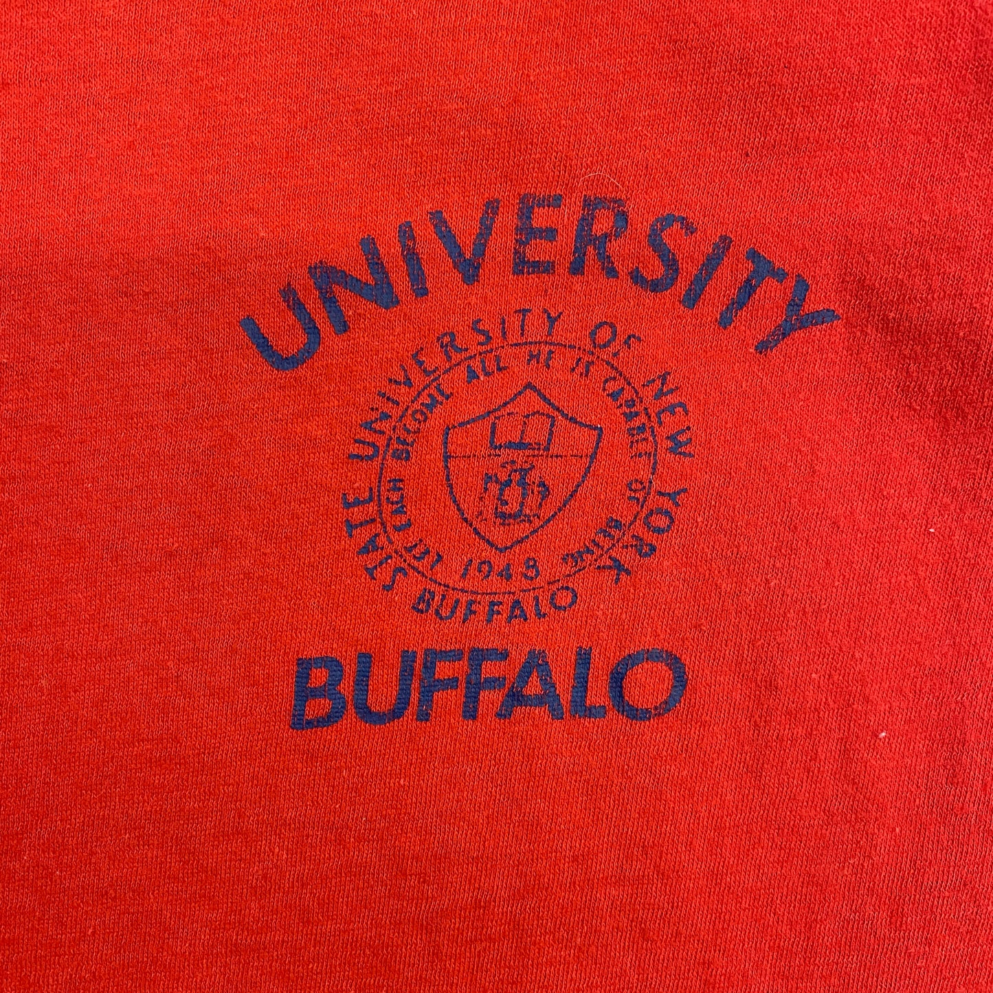 Early 1970s Vintage SUNY Buffalo "University Buffalo" Tee - Size Medium