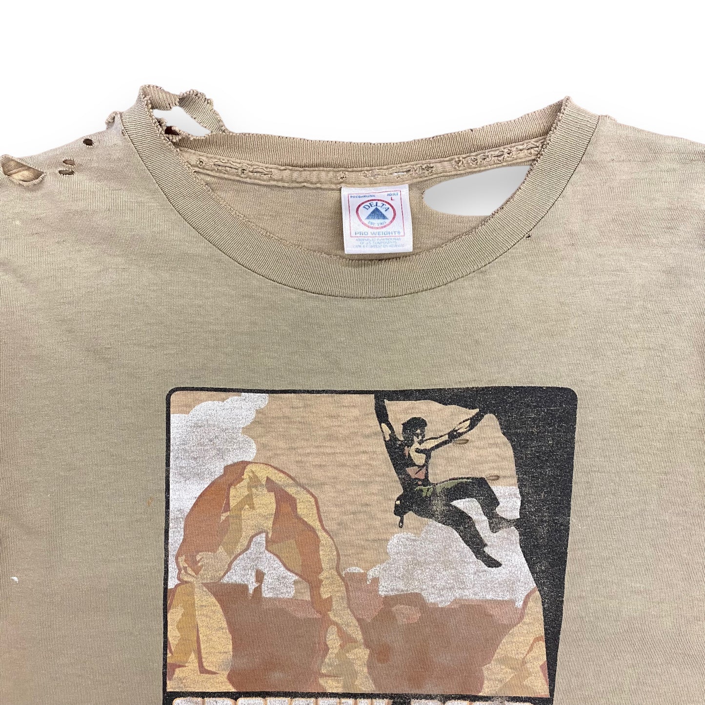 Vintage 1990s Thrashed Grateful Dead "Trip Outfitters" Tee - Size Large