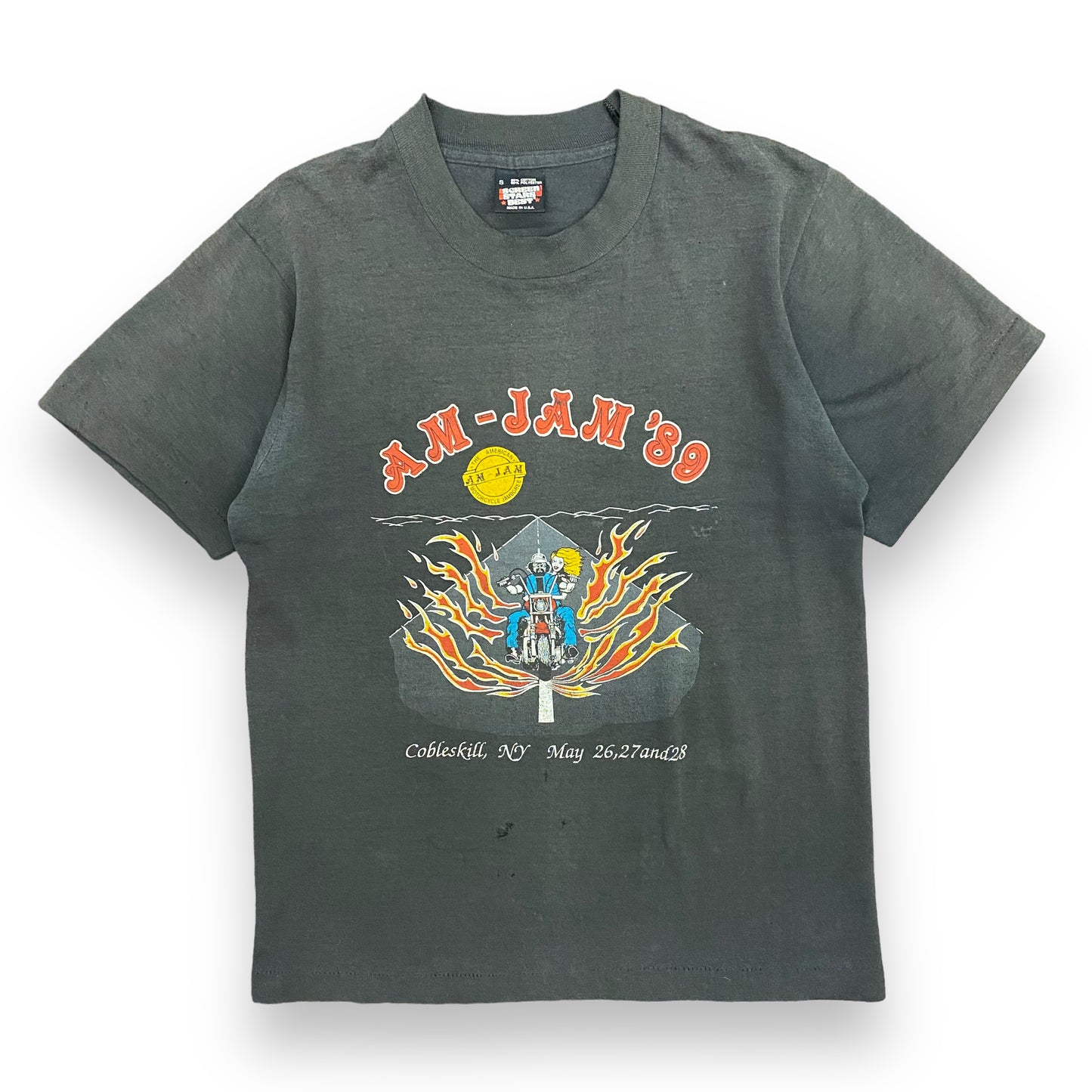 1989 AM-JAM "American Motorcycle Jamboree" Tee - Size Small