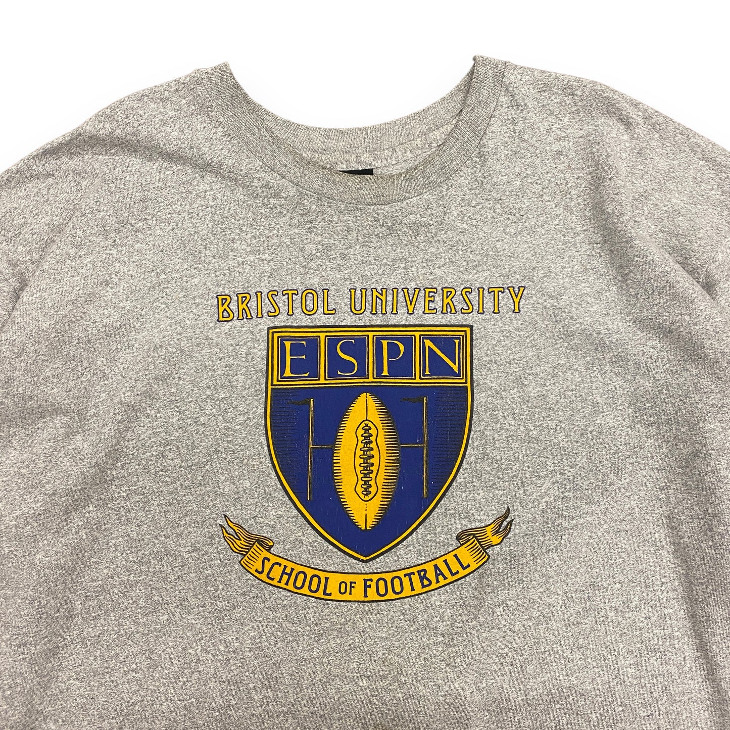 Vintage 1990s ESPN School of Football: Bristol University Long Sleeve - Size XL