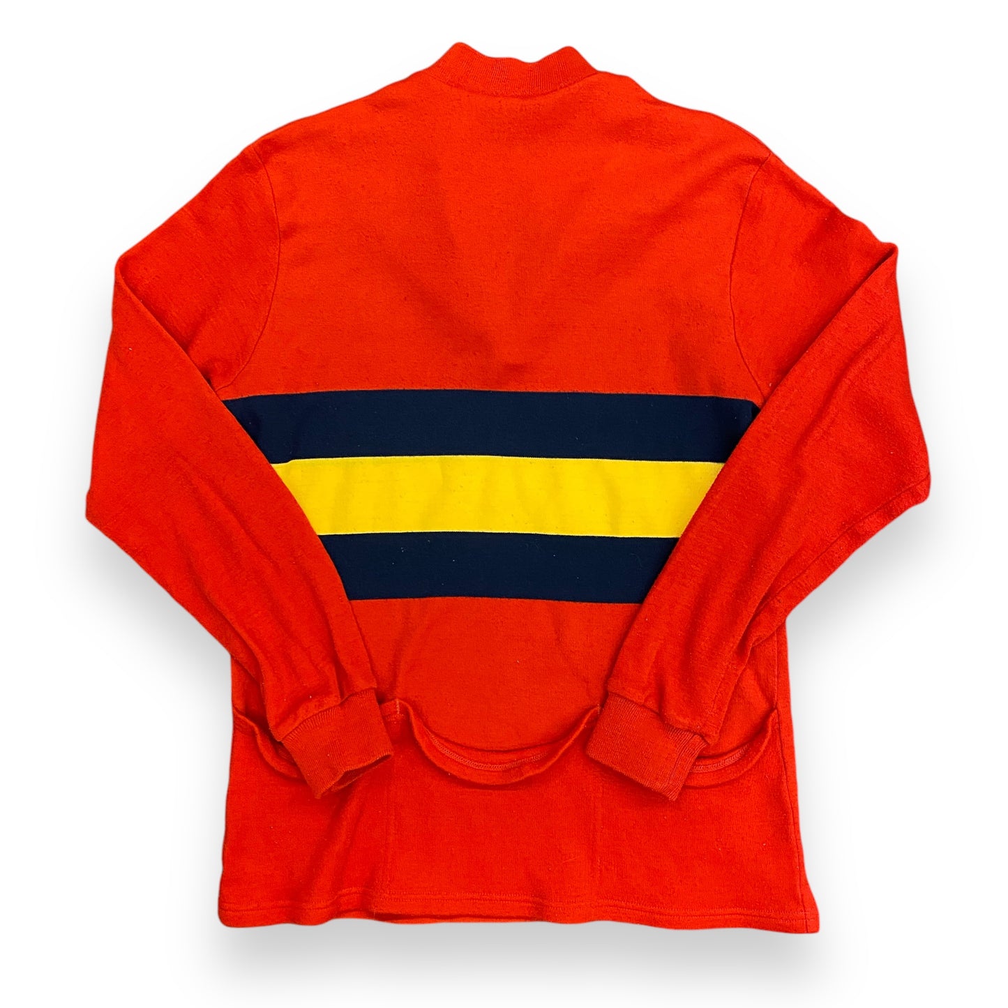 Vintage 1980s Cannondale Red Striped Biking Quarter Zip - Size Large