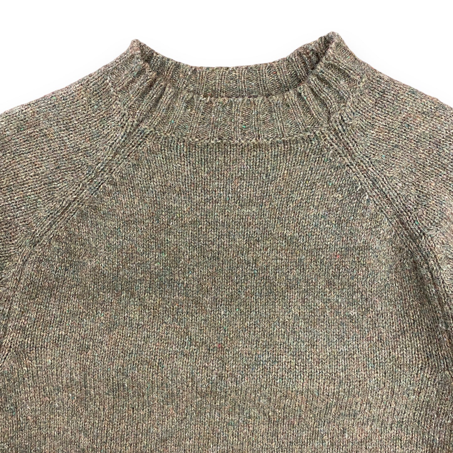 1970s Towncraft Green Wool Sweater - Size Medium