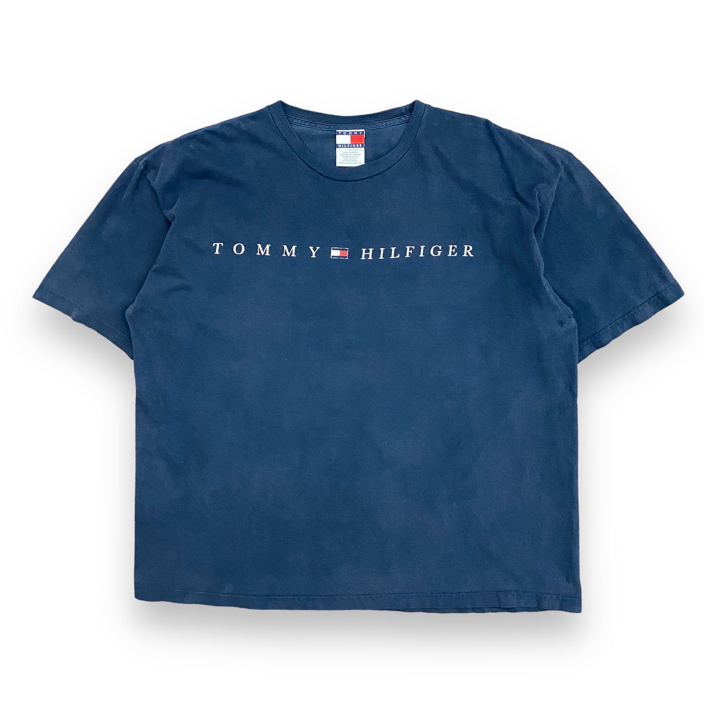 Vintage Tommy Hilfiger Oversized Logo Tee - Size XXL (Fits Boxy XL)