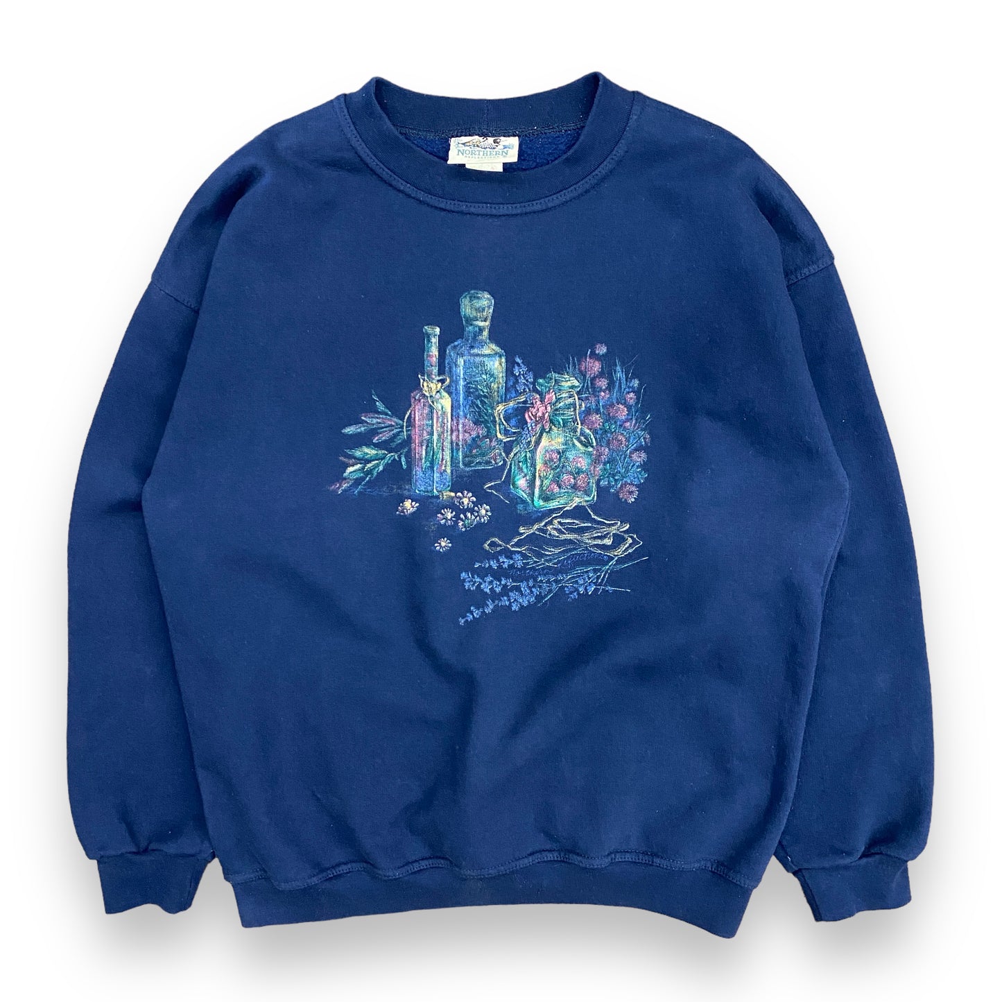 Vintage Northern Reflections Painting Crewneck Sweatshirt - Size Medium