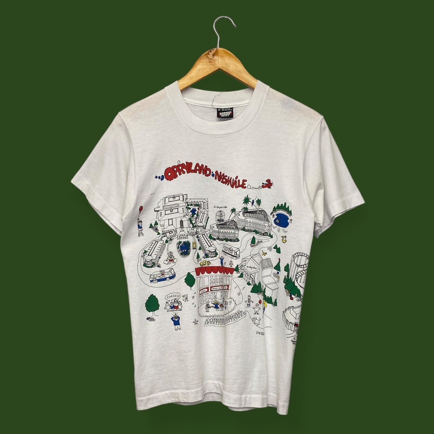 Vintage 1990s "Opreyland" All-Over-Print Tee - Size Medium