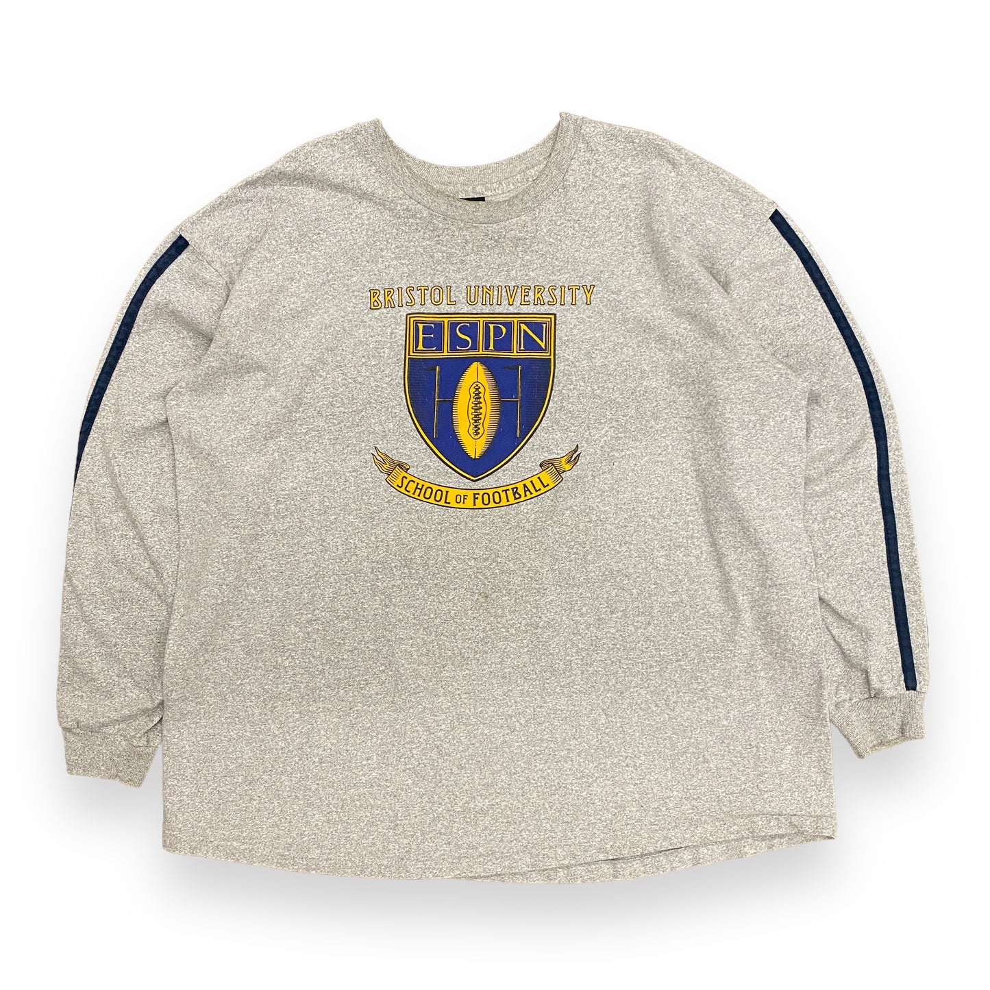Vintage 1990s ESPN School of Football: Bristol University Long Sleeve - Size XL