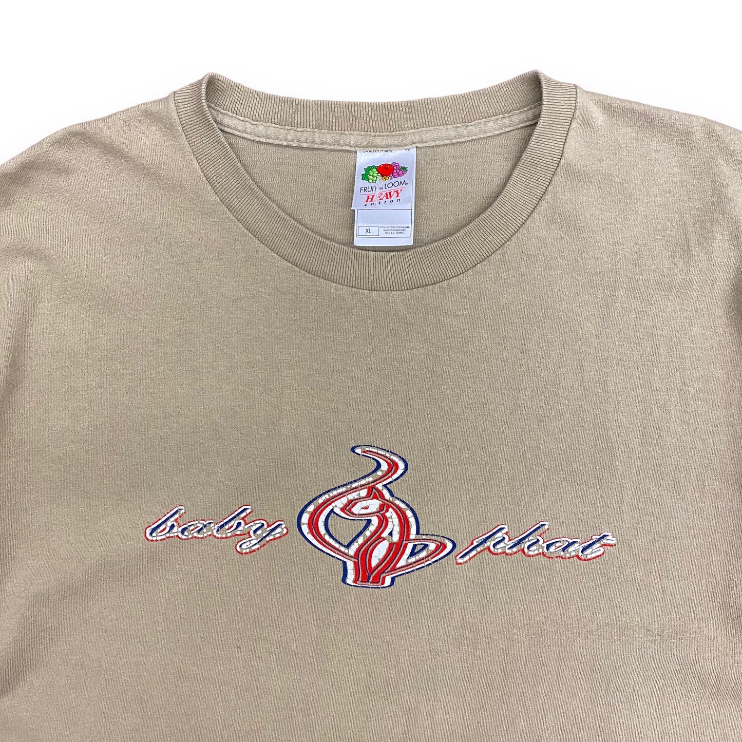 Y2K Baby Phat Tan Logo Tee - Size XL