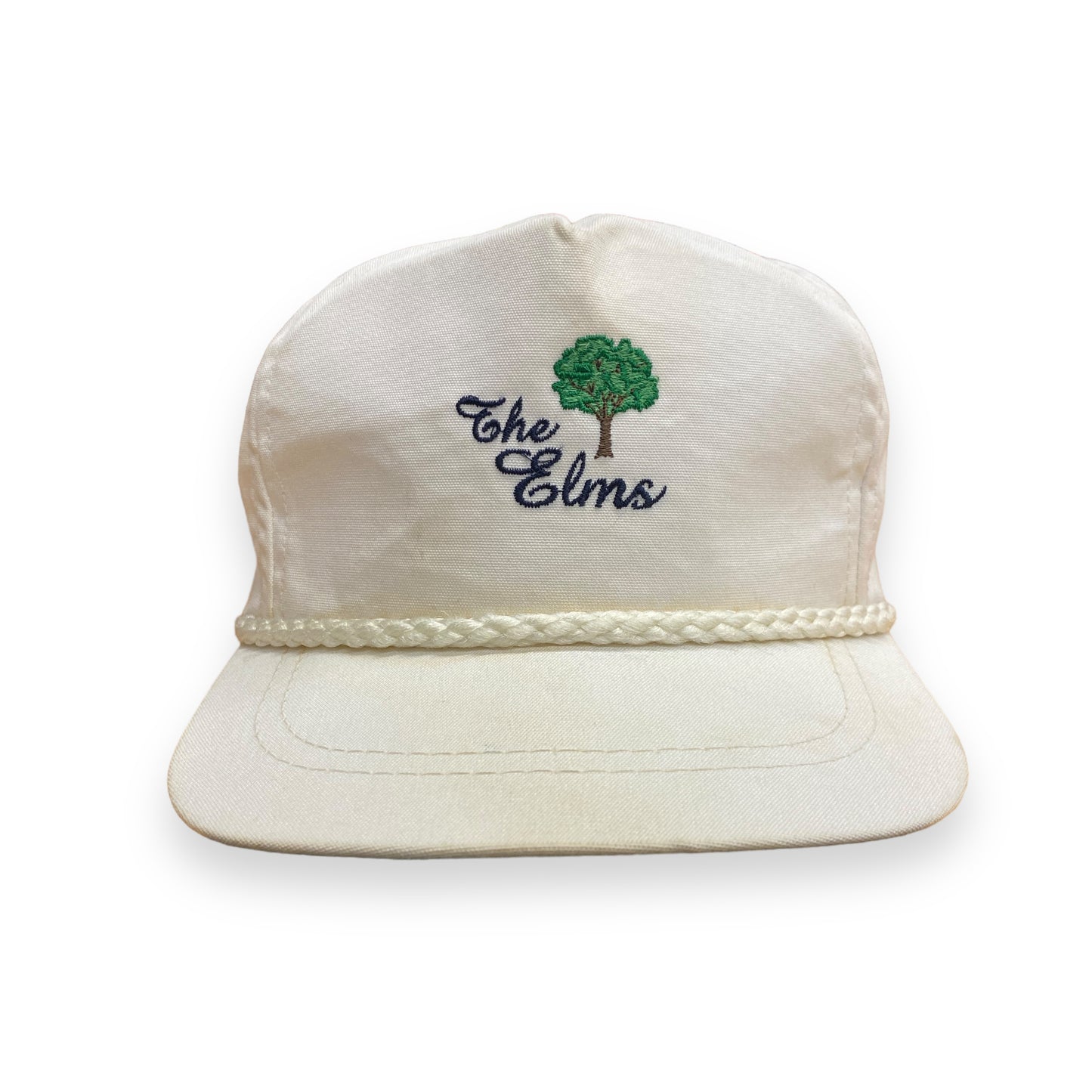 Vintage 1990s "The Elms" Braided Strapback Hat