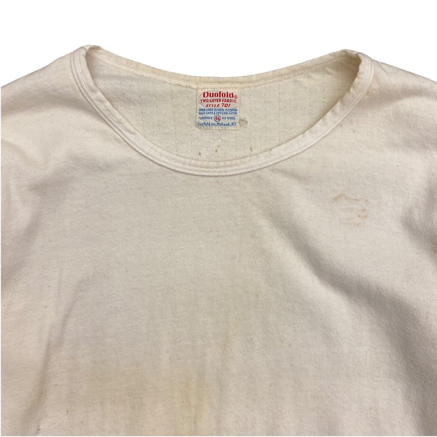 1940s/1950s Duofold Style 701 Thermal Shirt - Size 46