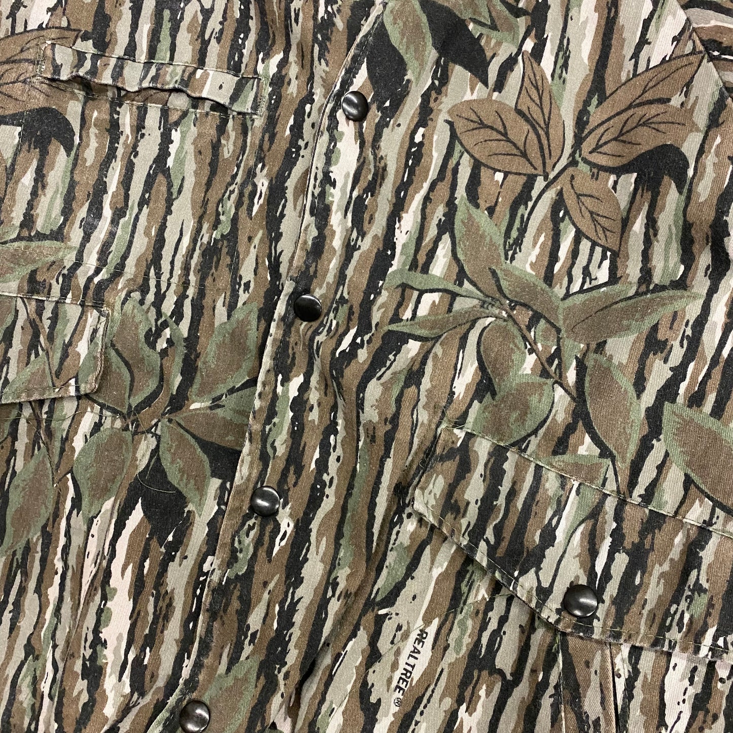 1980s Realtree Camouflage Unlined Bomber Jacket by Charles Daly - Size Large/XL