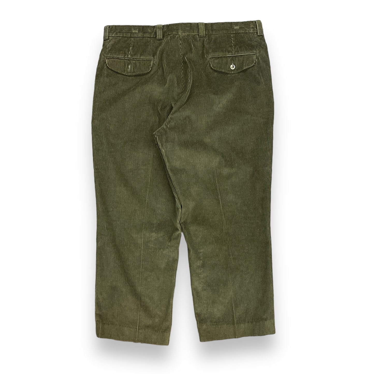 Vintage LL Bean Dark Olive Corduroy Pants - 38"x27"