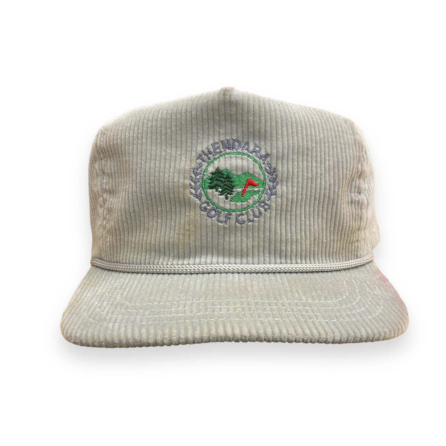 Vintage 1990s Thendara Golf Club Corduroy Strapback Hat