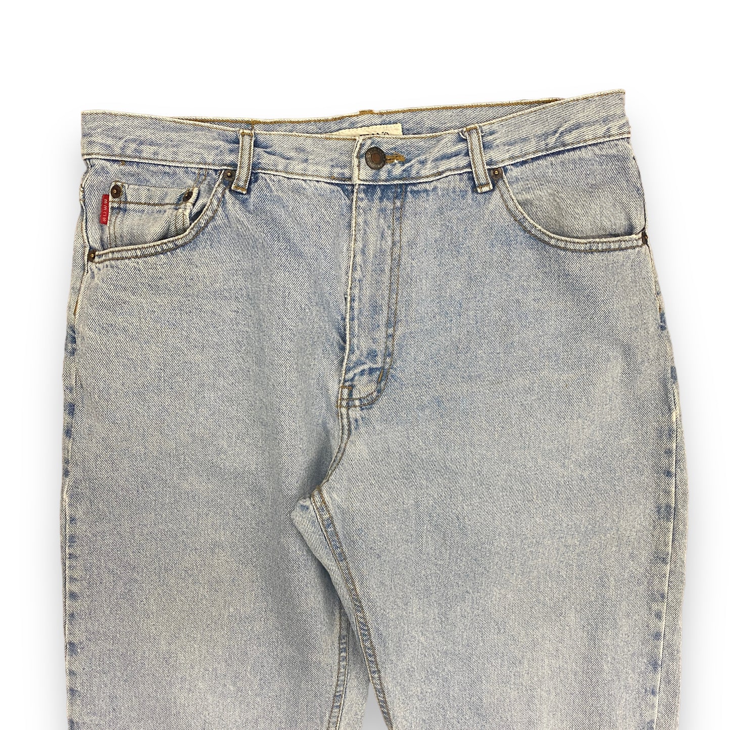 1990s Bugle Boys Light Wash Jeans - 33"x29"