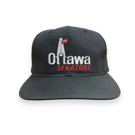 Vintage Starter 1990s Ottawa Senators "Peace Tower" Snapback Hat