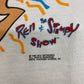 Vintage 1992 The Ren & Stimpy Show "What is It, Man?" Tee - Size Large