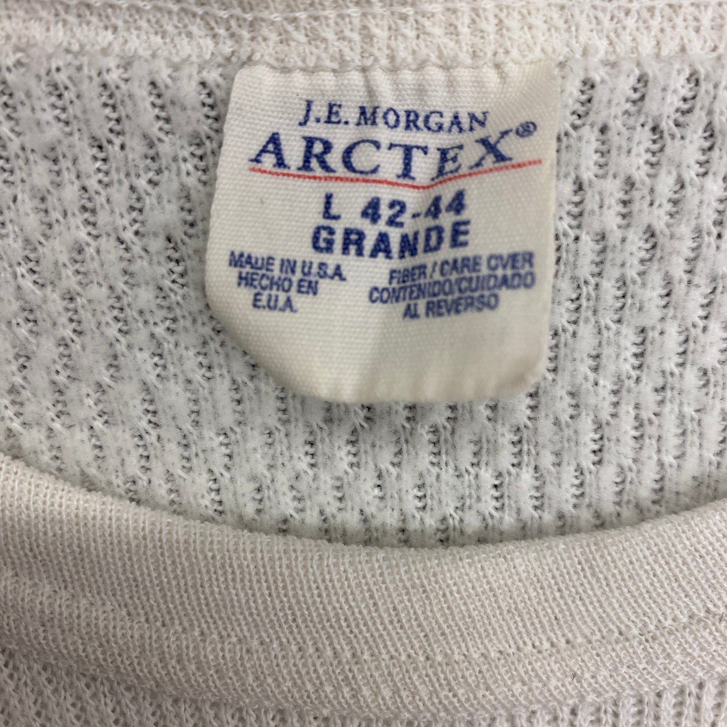 1980s Arctex Waffle Knit Thermal Shirt - Size Large