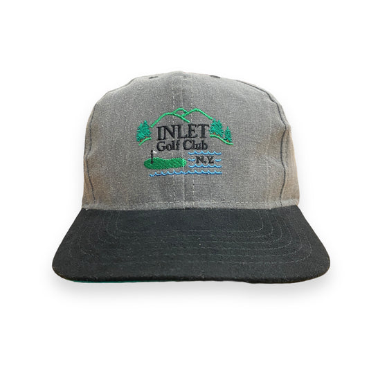 Vintage Inlet Golf Club Leather Strapback Hat