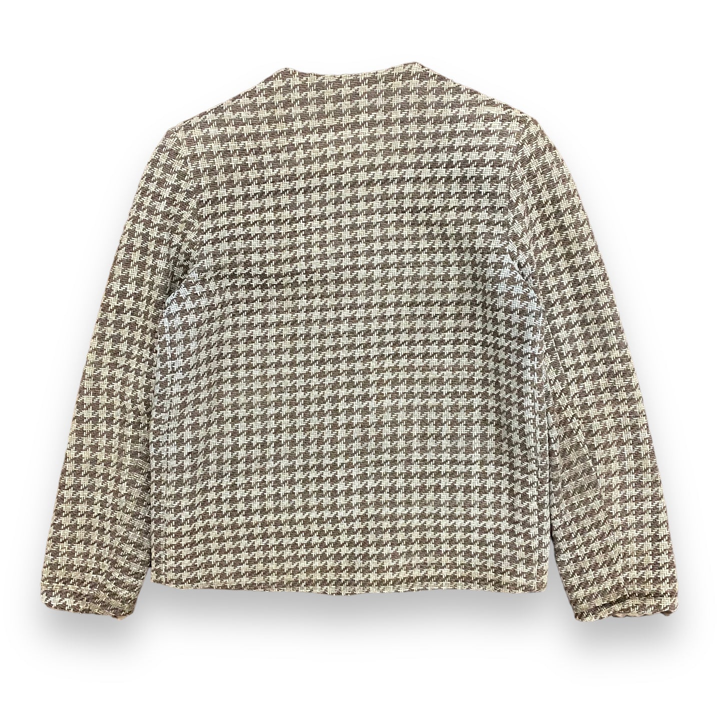 1980s Mario Valentino Woven Hidden Button Jacket - Size Small/Medium