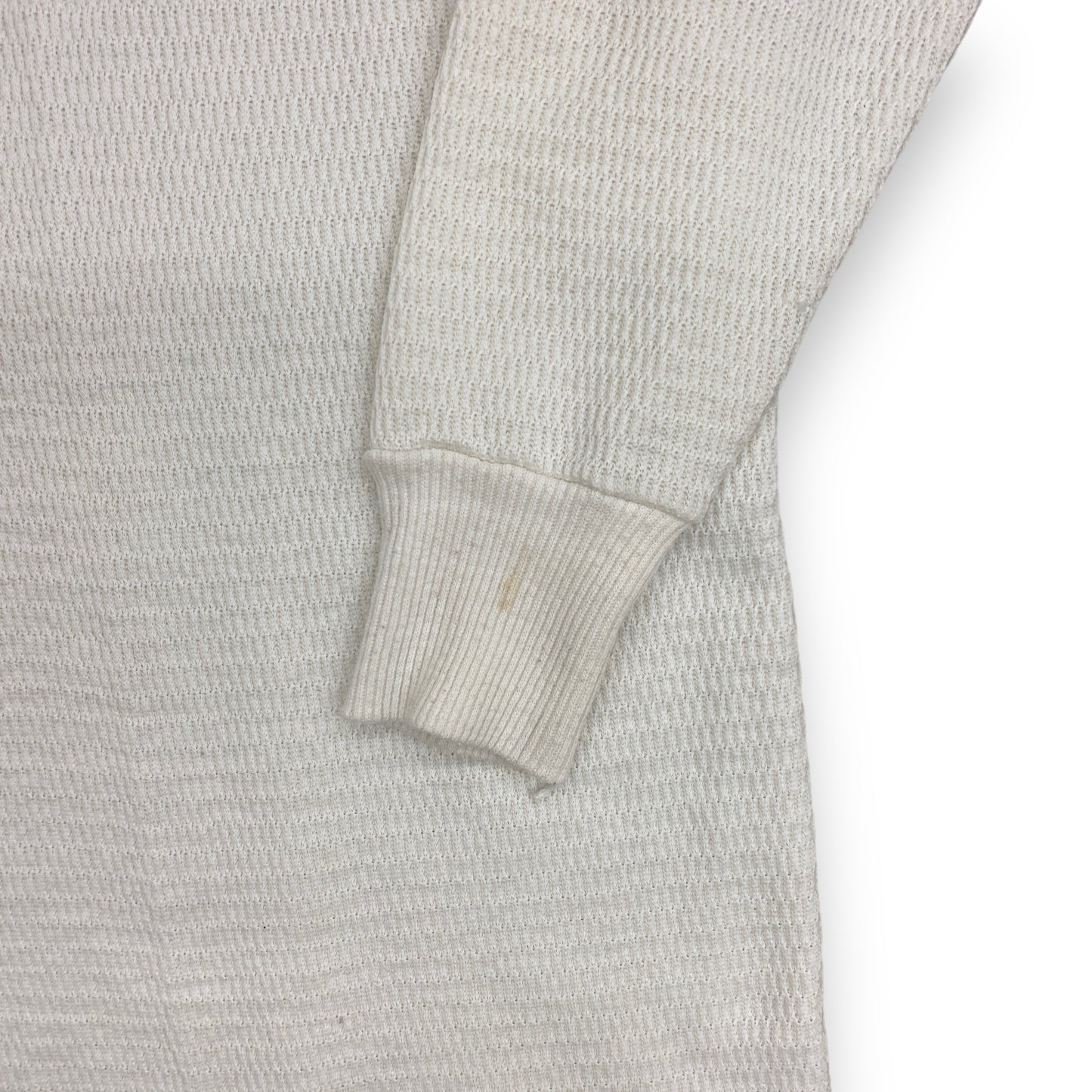 1970s Hanes Waffle Knit Thermal Shirt - Size Large