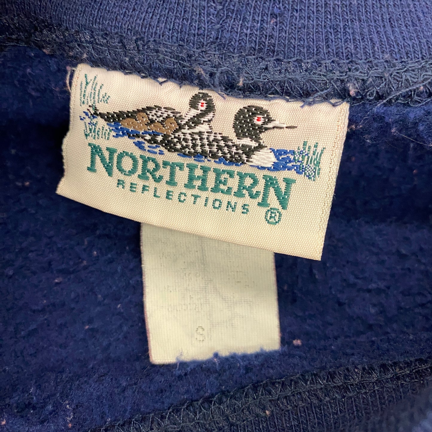 Vintage Northern Reflections Painting Crewneck Sweatshirt - Size Medium
