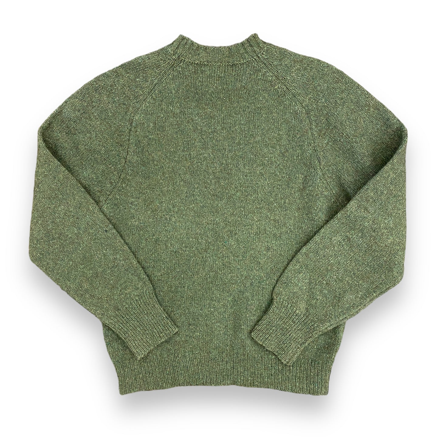 1970s Towncraft Green Wool Sweater - Size Medium