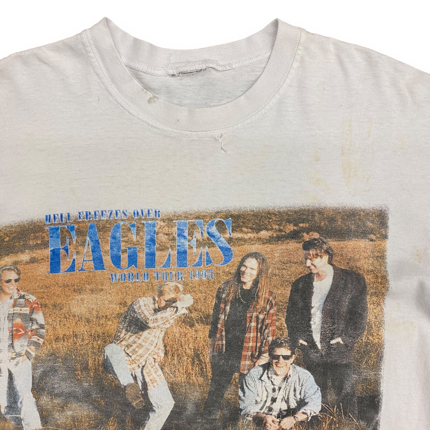 Vintage 1995 Eagles "Hell Freezes Over" Band Tee - Size Large