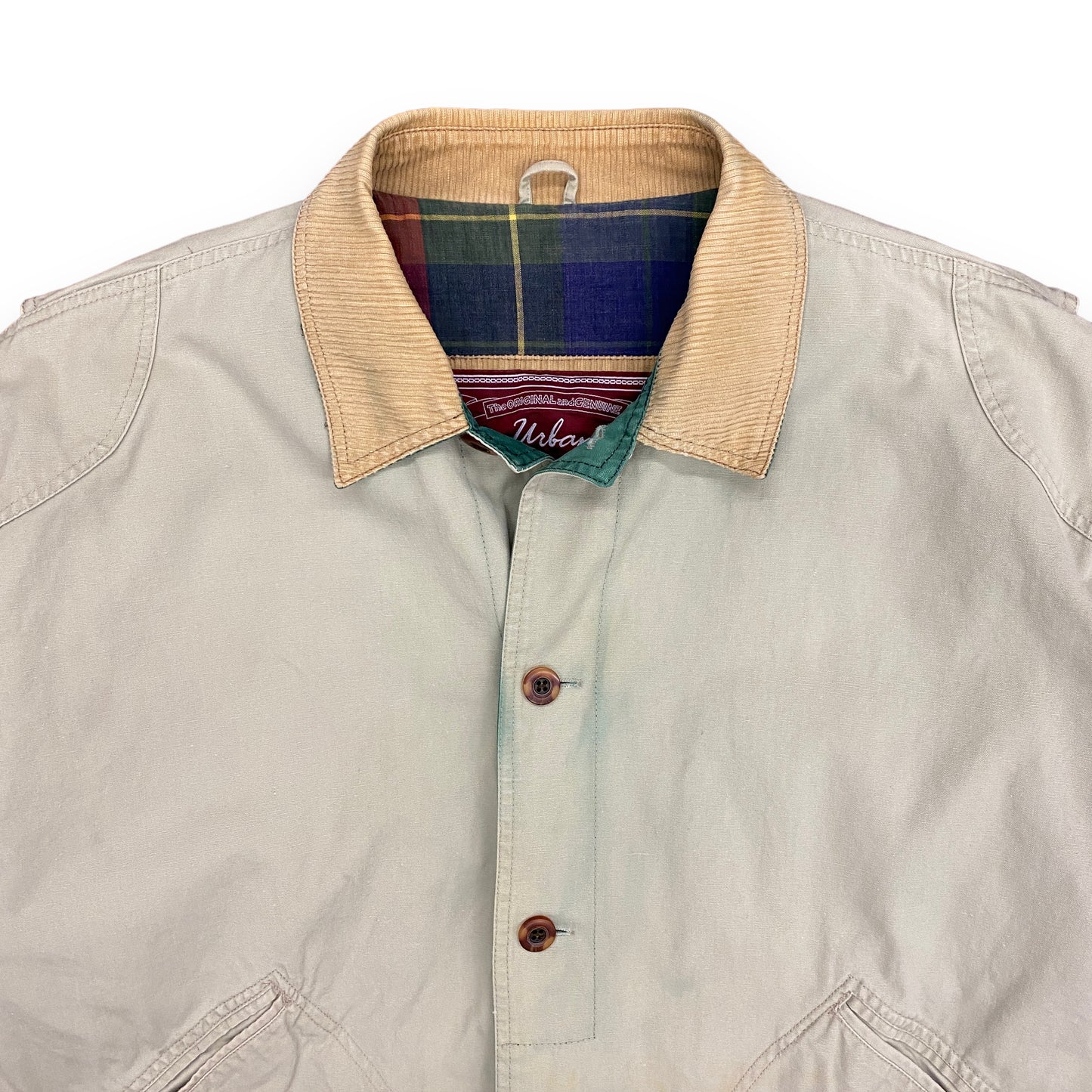 Y2K Flannel Lined Thrashed Chore Coat - Size XL
