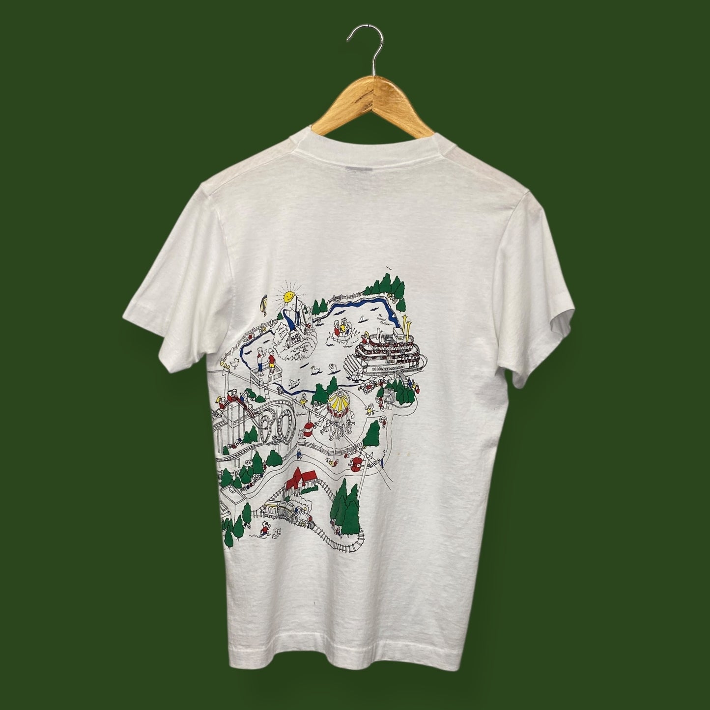 Vintage 1990s "Opreyland" All-Over-Print Tee - Size Medium