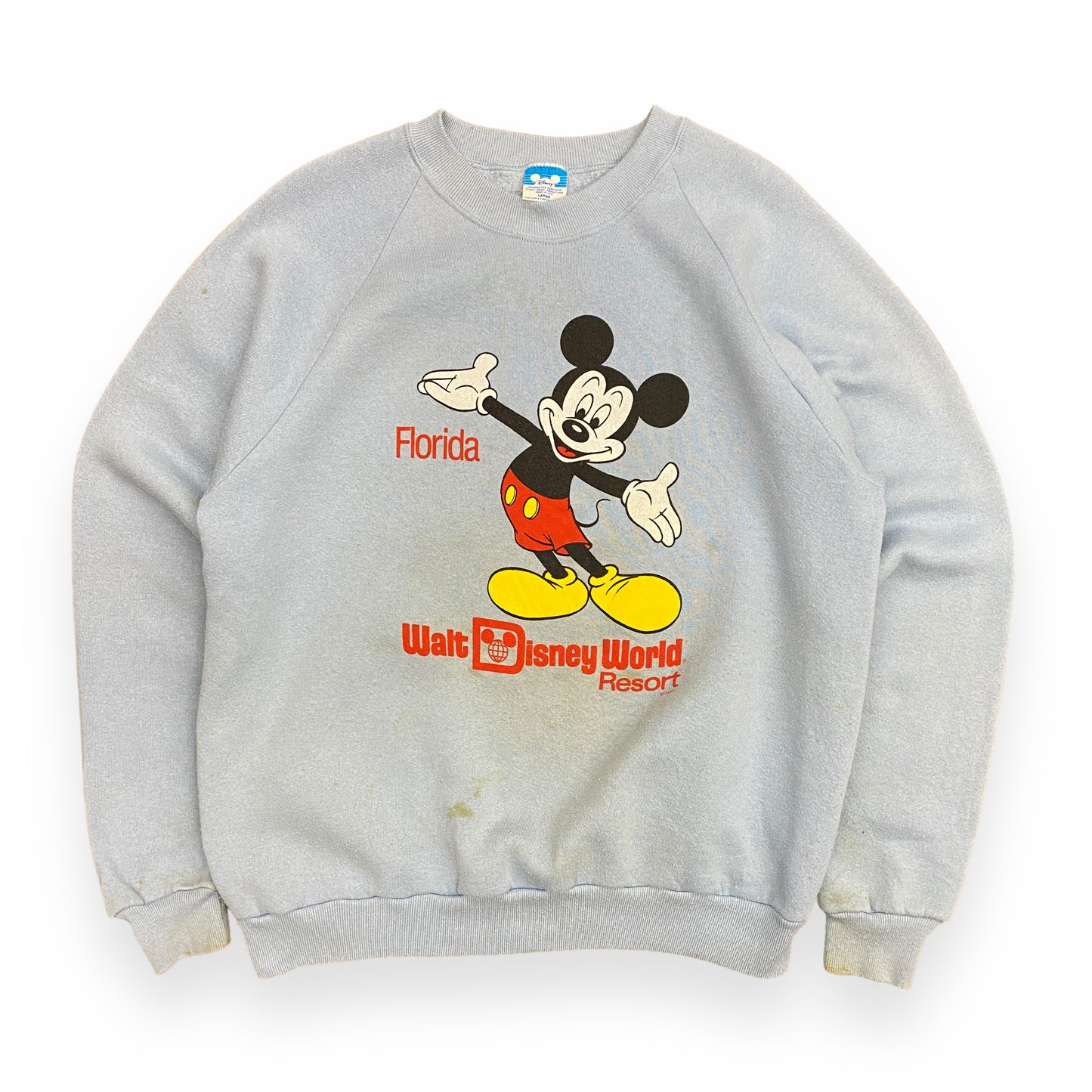 Vintage 1980s Walt Disney World Resort Mickey Sweatshirt - Size Large