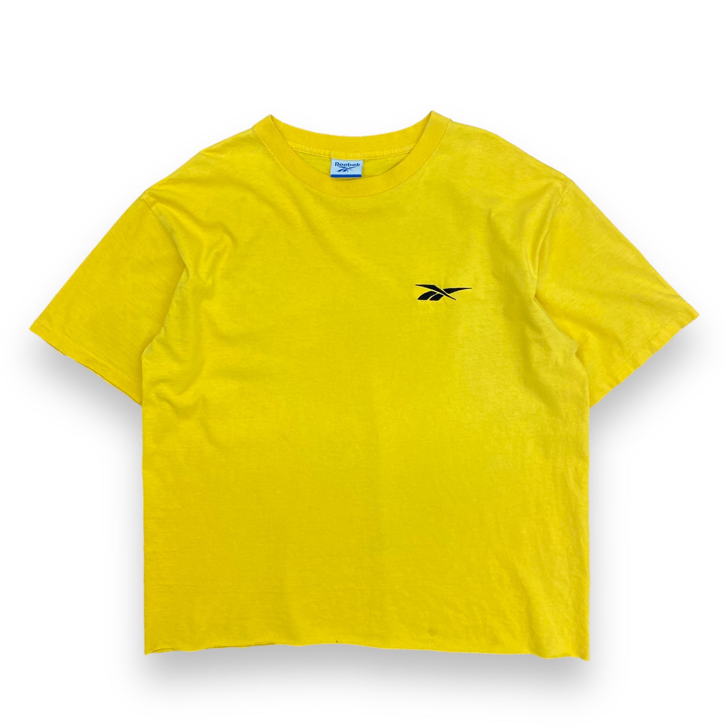 1990s Reebok Single Stitch Logo Tee - Size Large