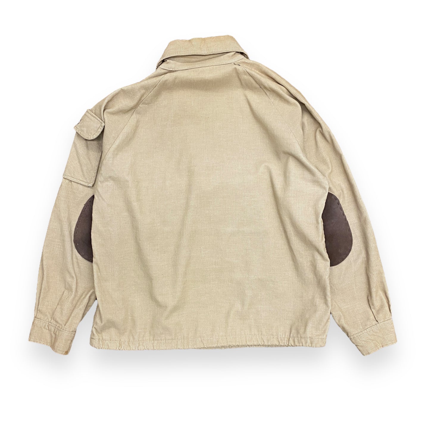 Vintage 1970s Handmade Corduroy Quarter-Zip Pullover - Size Large