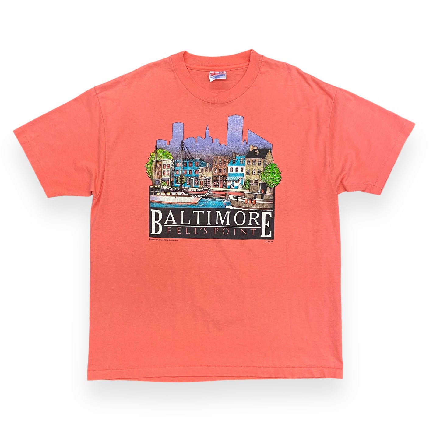 Vintage 1990s "Baltimore: Fell's Point" Destination Tee - Size XL