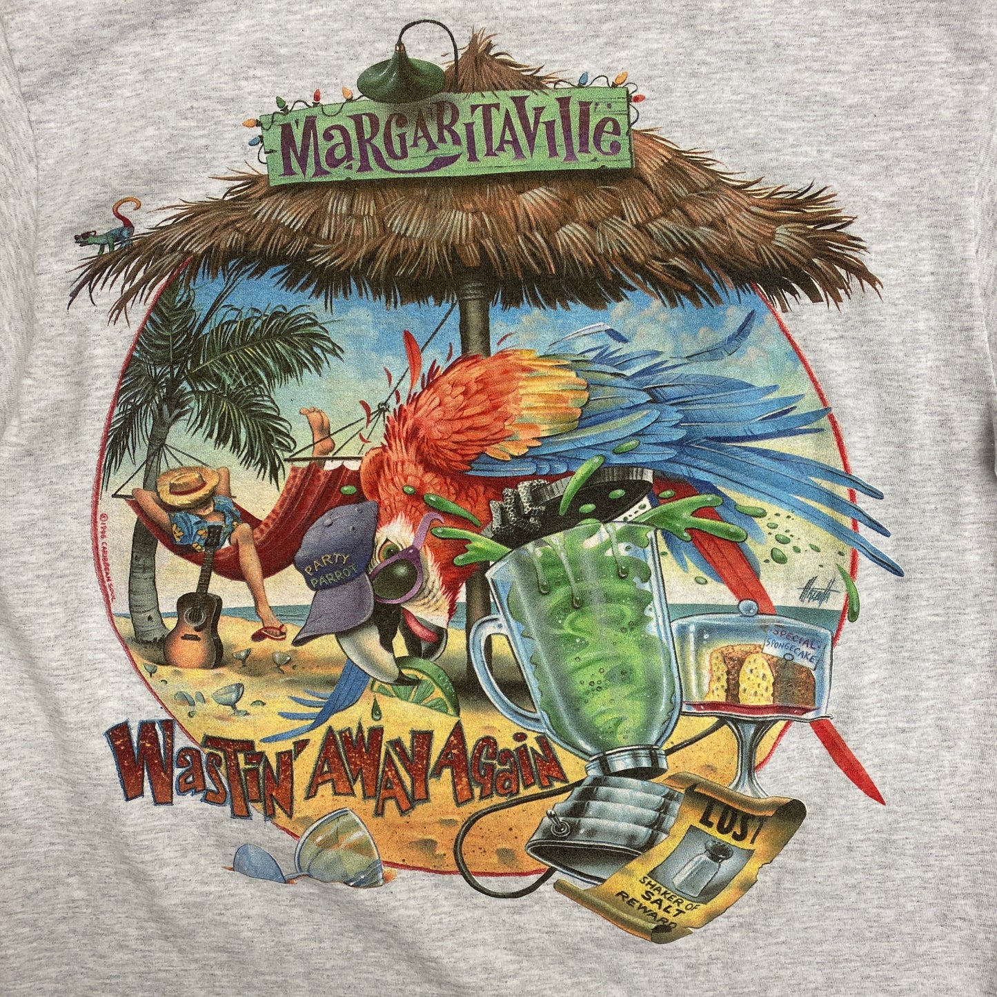Vintage 1996 Jimmy Buffett Margaritaville Tee - Size Large