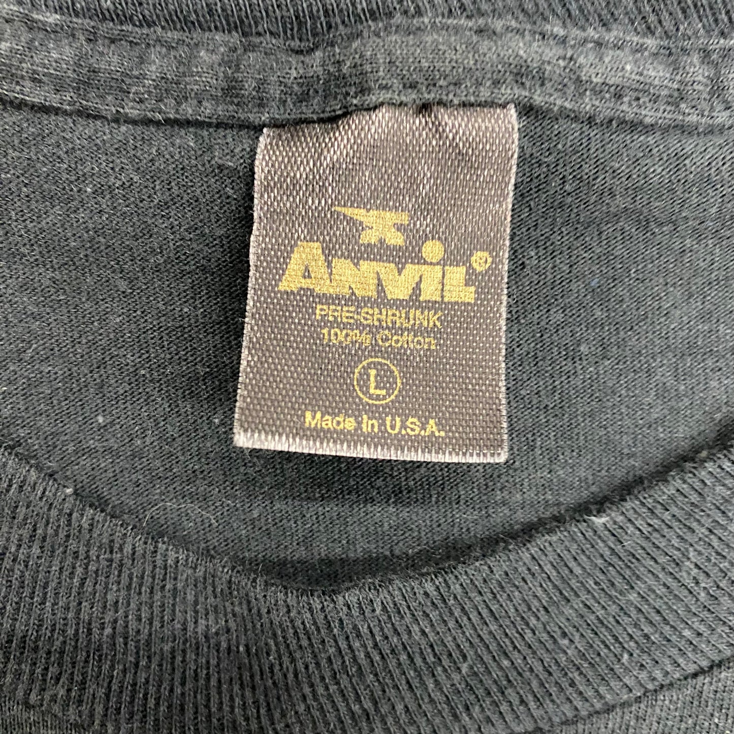 Vintage 90s Gravity Graphics Single Stitch Logo Tee - Size Large