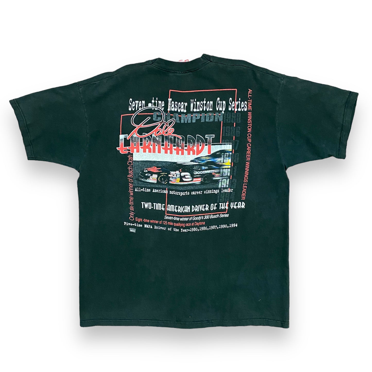 Vintage 1997 Dale Earnhardt "7 Time Champion" NASCAR Racing Tee - Size XXL (Fits XL)