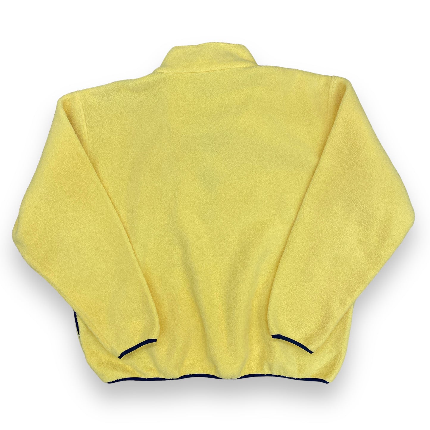1990s LL Bean Yellow Fleece Pullover - Size Large