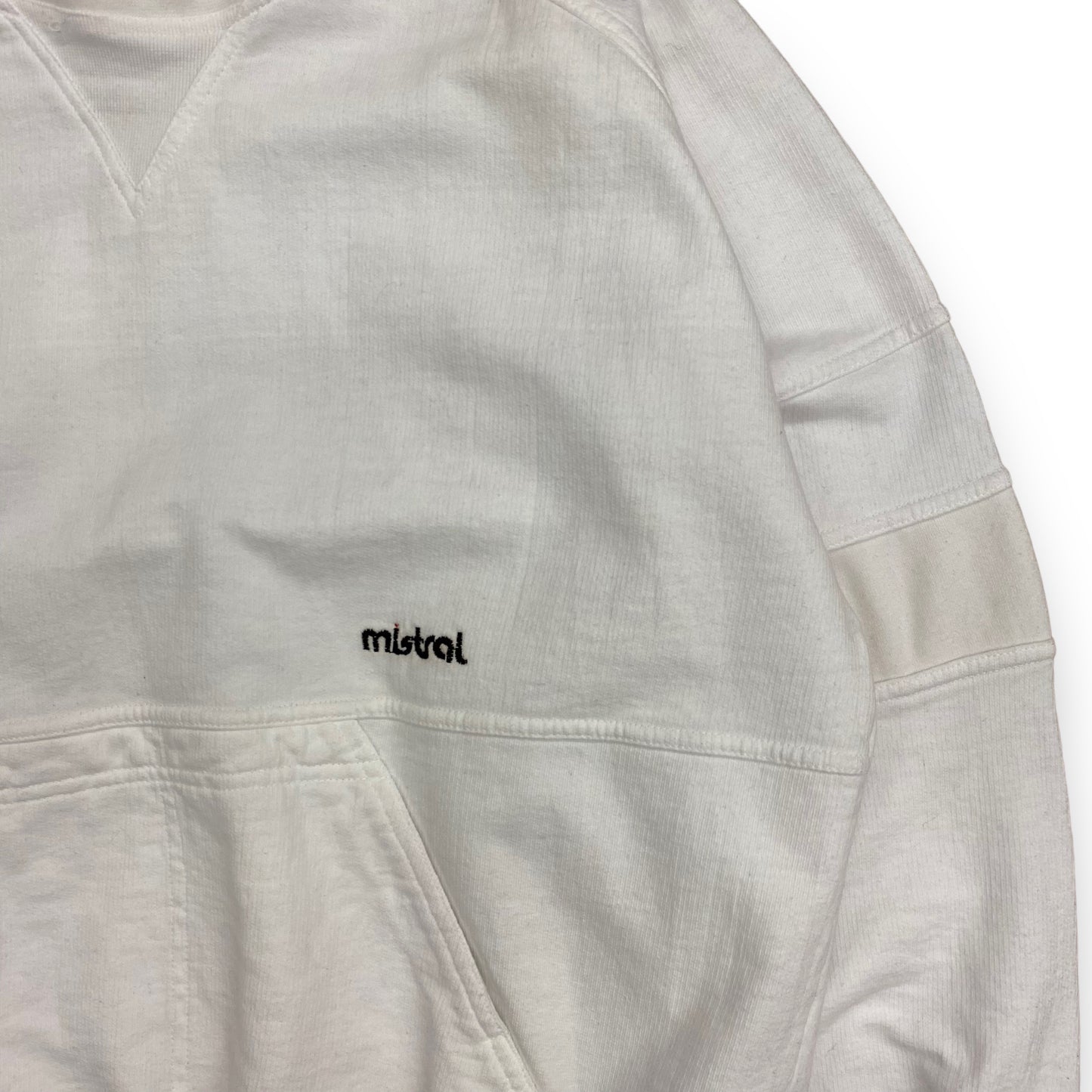 1980s Mistral: People of the Oceans Logo Sweatshirt - Size Large