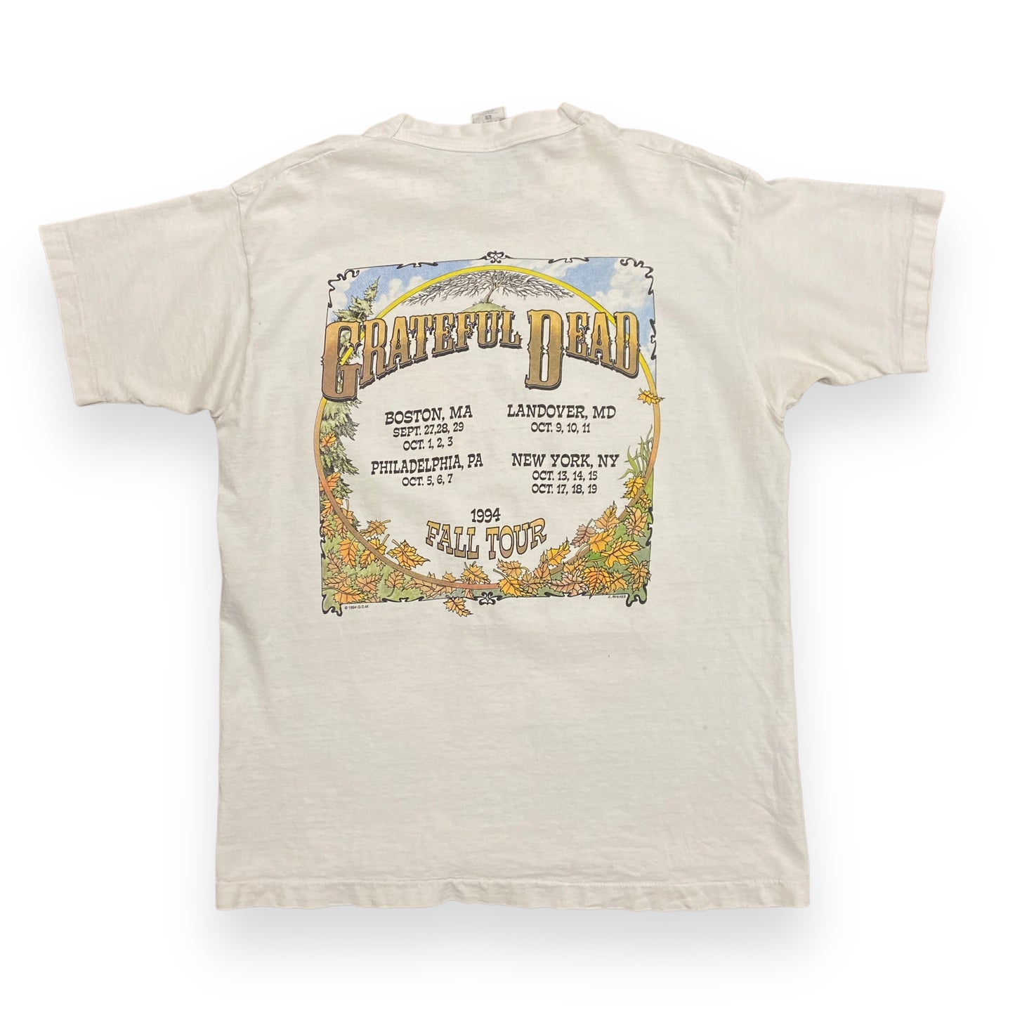 Vintage 1994 Grateful Dead Fall Tour Tee - Size Large