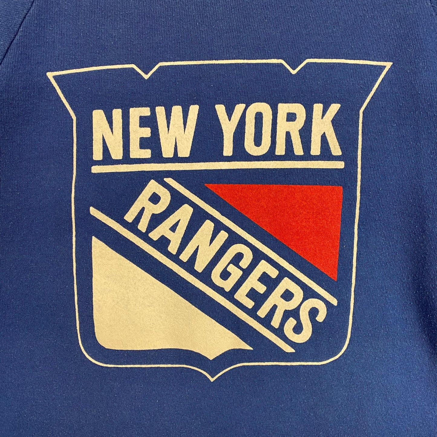Vintage 1990s New York Rangers Blue Crewneck Sweatshirt - Size Large (Fits Medium)