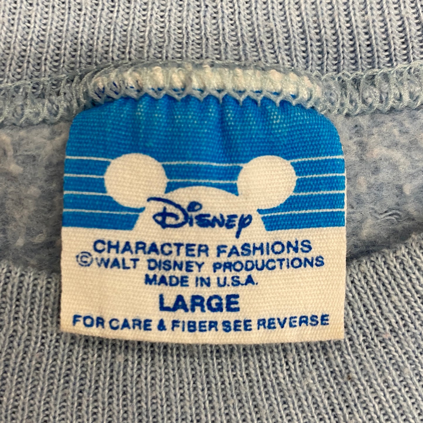 Vintage 1980s Walt Disney World Resort Mickey Sweatshirt - Size Large