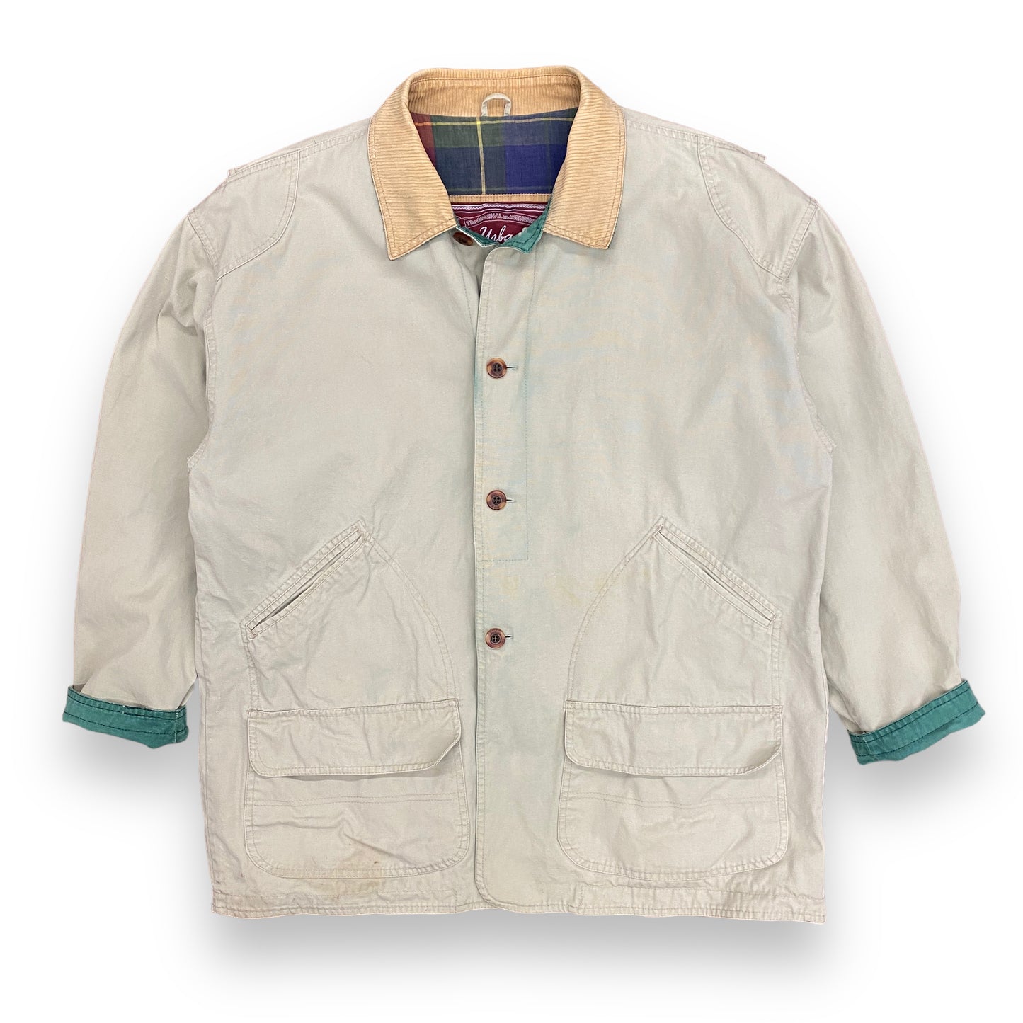 Y2K Flannel Lined Thrashed Chore Coat - Size XL