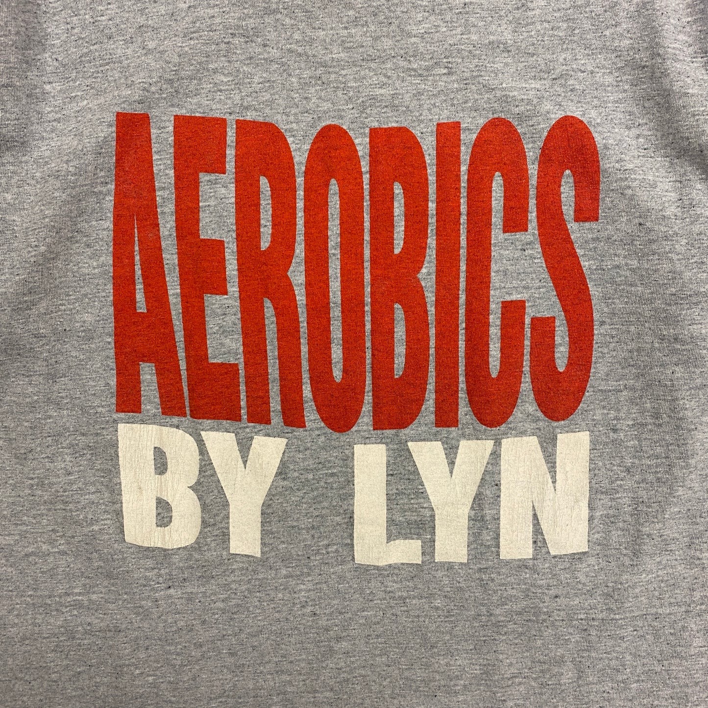 1990s "Aerobics by Lyn" Single Stitch Tee - Size XL