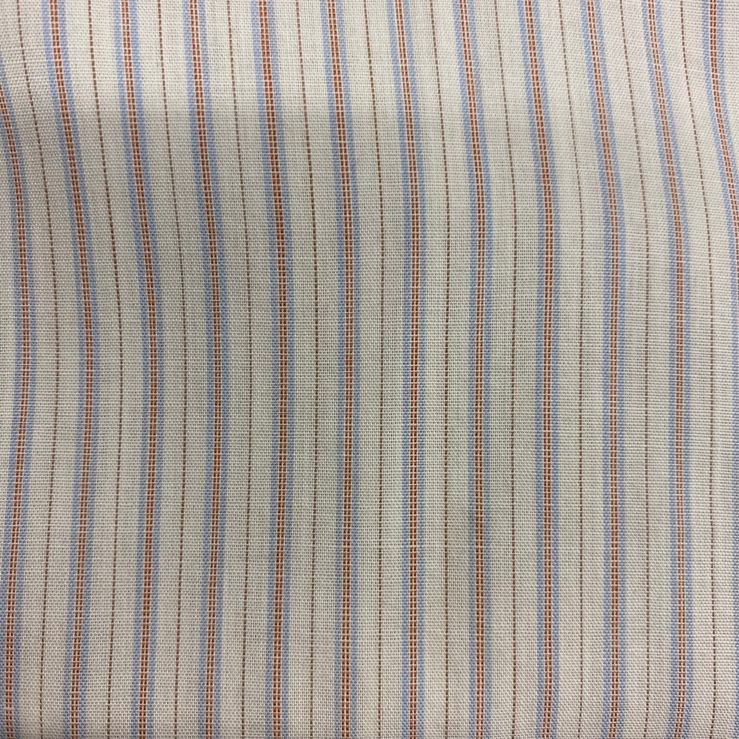 1980s Yves Saint Laurent Red & Blue Striped Button Up - Size Medium (15)