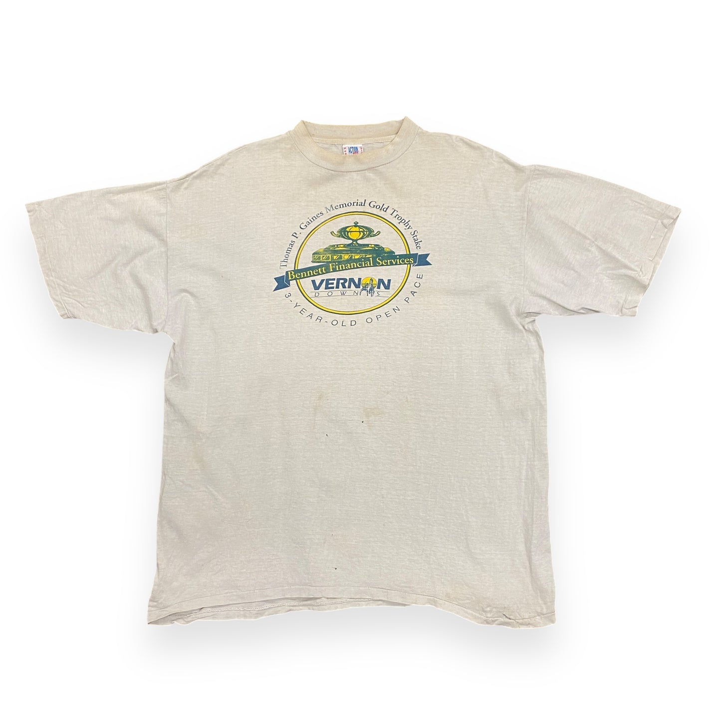 Vintage 1990s Vernon Downs Horse Racing Tee - Size XL