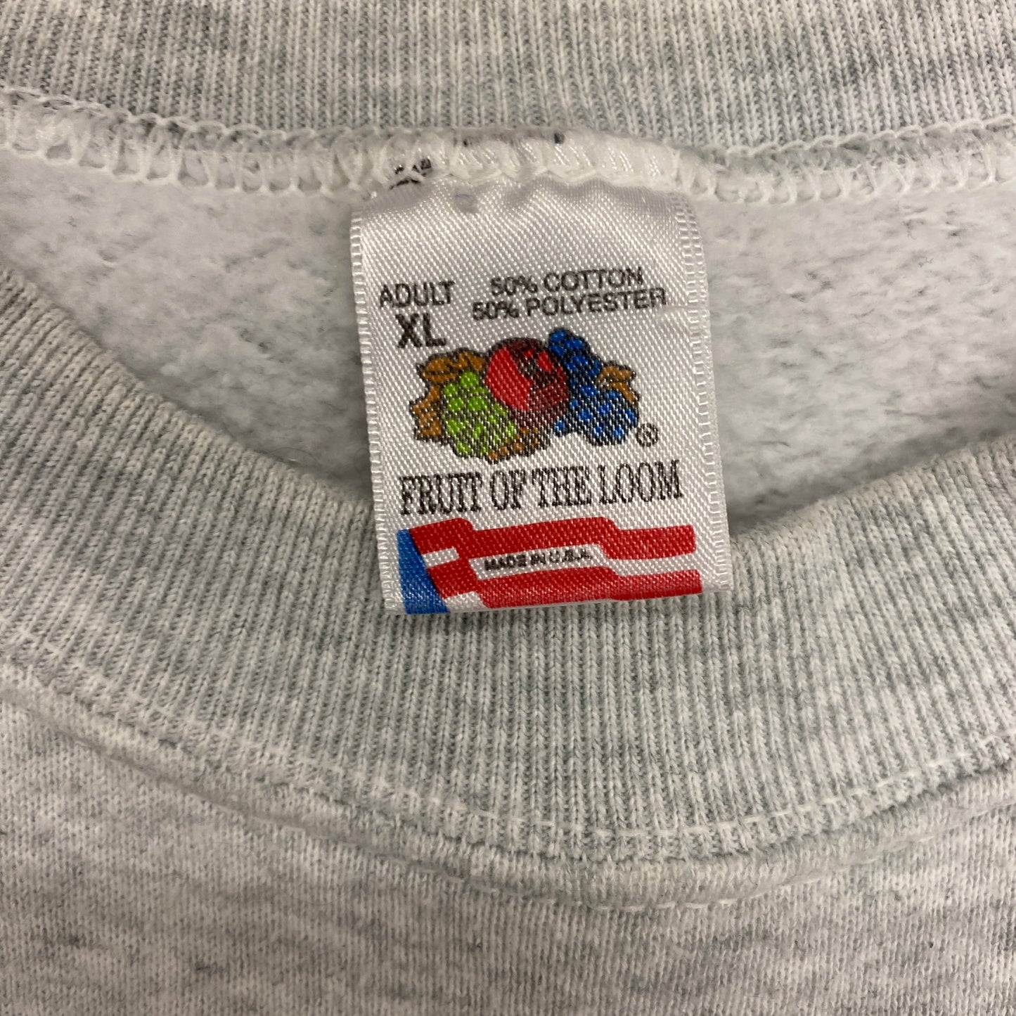 1990s "Eat, Sleep, Fish" Crewneck Sweatshirt - Size XL