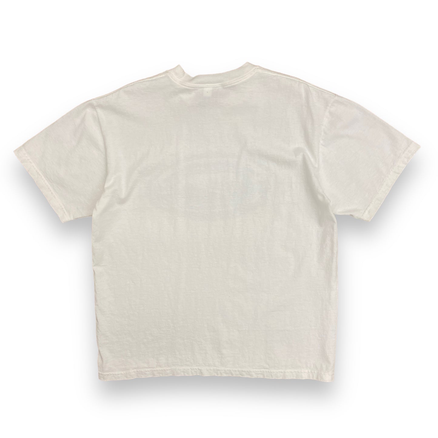 Early 2000s Nike White Metallic Logo Tee - Size Small (Fits Medium)