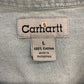 Y2K Carhartt Light Wash Denim Short Sleeve Button Up - Size Large