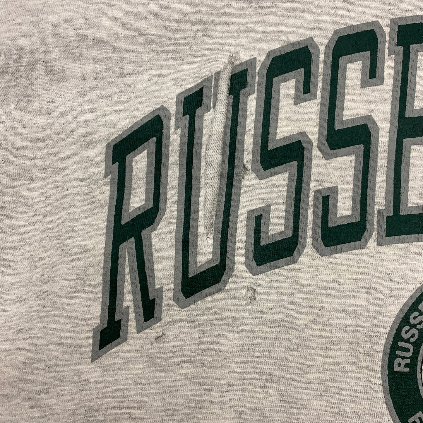 Vintage 90s Champion Russell Sage College Single Stitch Tee - Size XL